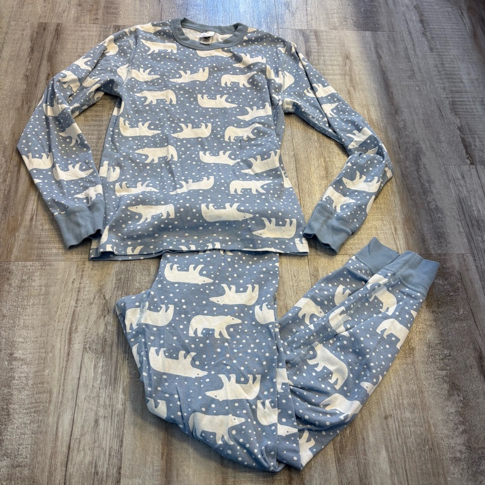 Hanna Andersson Snowy Polar Bear Pajama Set